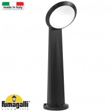 Φωτιστικό Κολωνάκι 1xE27 75cm Ρητίνης Μαύρο IP66 96GABRI/BL